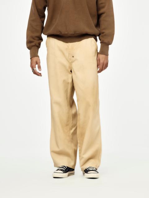 VINTAGE SILK HEMP PAINTER PANTS (BEIGE) (SIS)