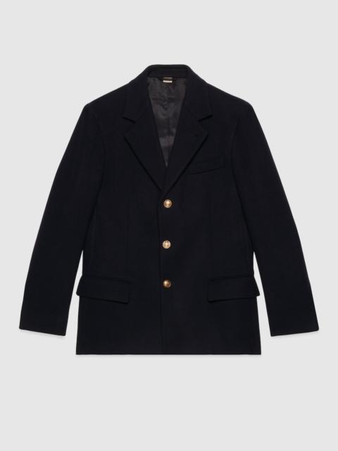 Gucci Caspian Wool Single-Breasted Jacket Men