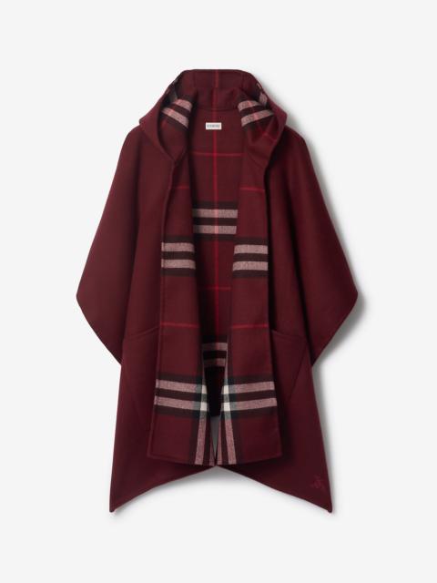 Cashmere Hooded Cape