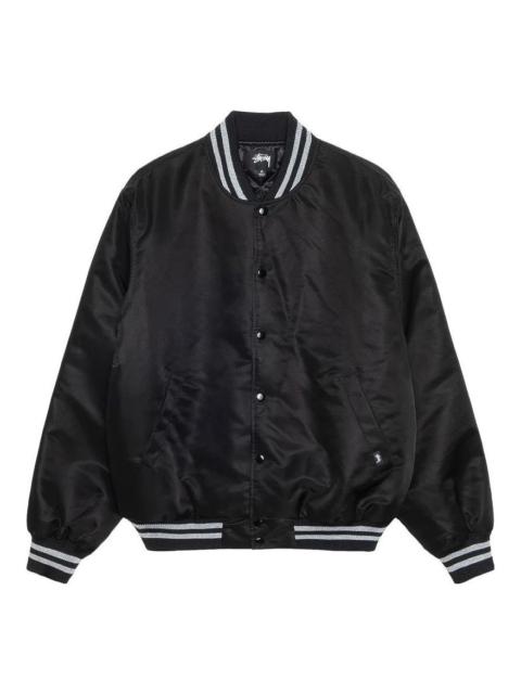 Stussy Sequins Satin Jacket 'Black' 115718