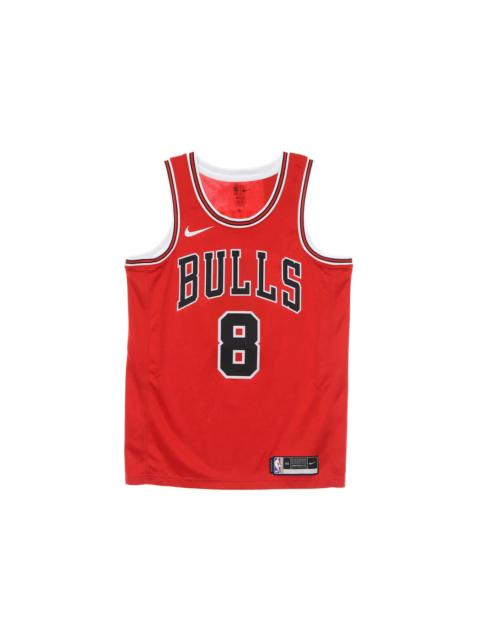 Nike NBA Chicago Bulls Zach Lavine Icon Edition Swingman Jersey Chicago Red/Black/White