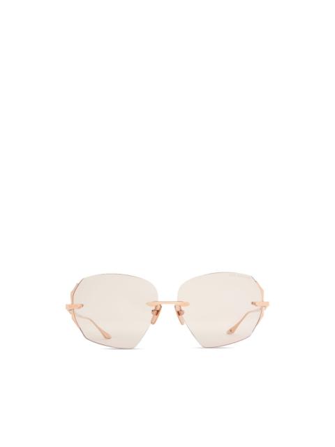 geometric-frame sunglasses