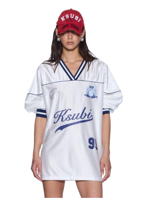 TEAMSTER LS DRESS VINTAGE WHITE