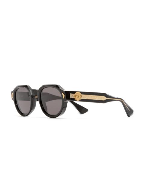 PALACE CUTLER AND GROSS VICTORY ROUND SUNGLASSES BLACK