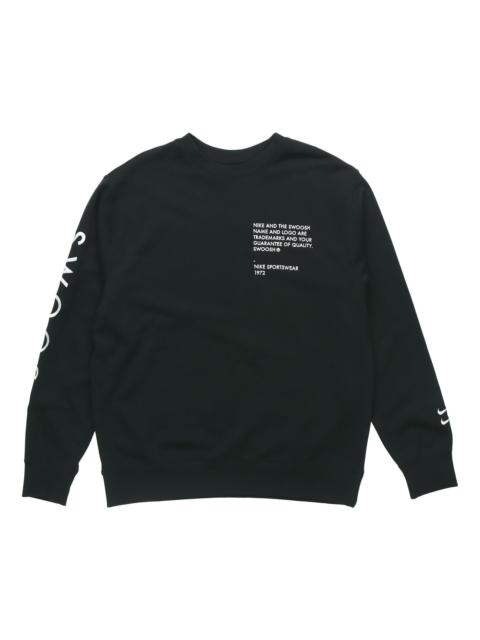 Men's Nike Swoosh Athleisure Casual Sports Black CU4035-010