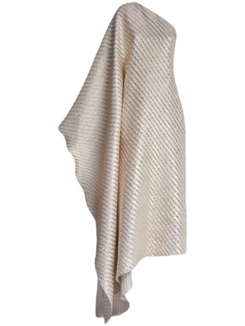 Metropolis lurex maxi-dress