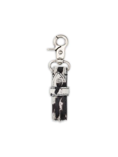 cowhide keyring
