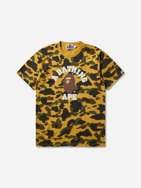 Men's 1st Camo College T-Shirt Yellow