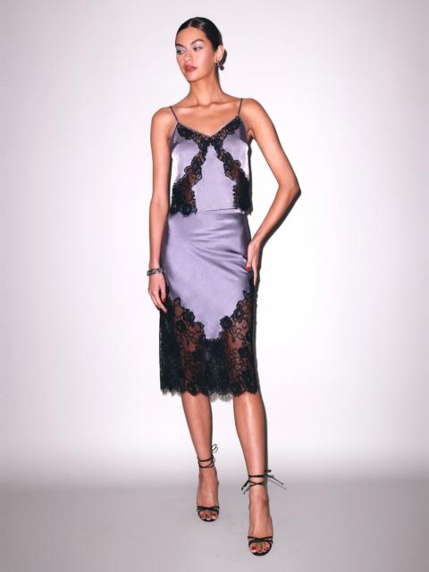 Juliet Lace Silk Skirt