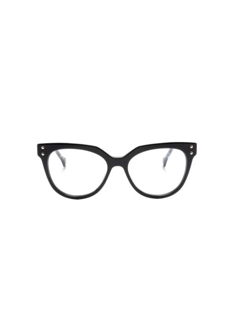 butterfly-frame glasses