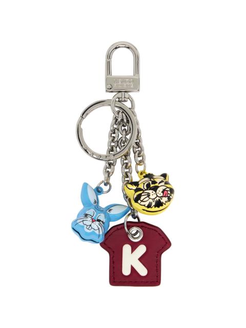 Multicolor Kenzo Paris 'KENZO Cartoon' Multi Charm Keychain
