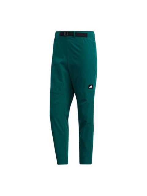 adidas Ub Pnt Twill Leisure Sports Track And Field Running Trousers Men Forest Green GM4442