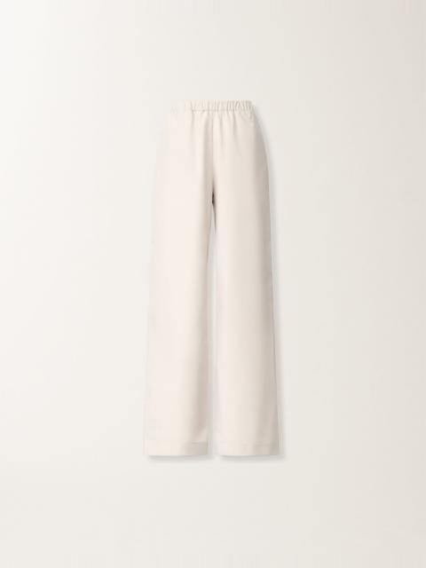 Trevi pants in optical white poplin