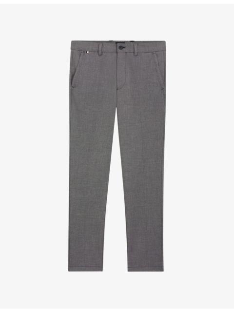 Tailored Slim-Fit Woven Trousers