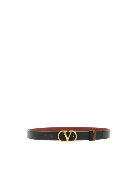VLogo reversible leather belt