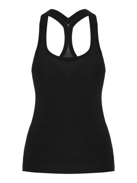 The Raven Racerback Knit Tank Top black