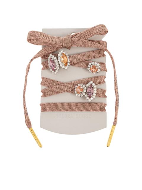 crystal-embellished shoelaces