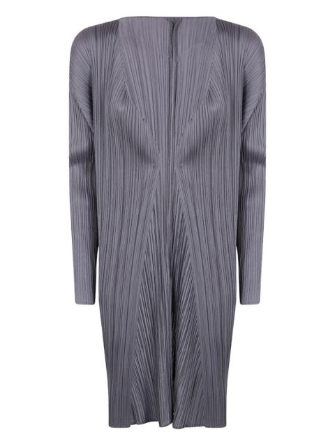 pleated cardi-coat