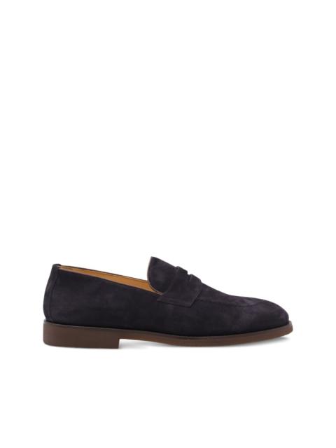 penny suede loafers