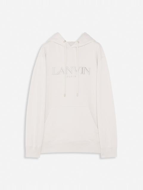 OVERSIZED EMBROIDERED LANVIN PARIS HOODIE