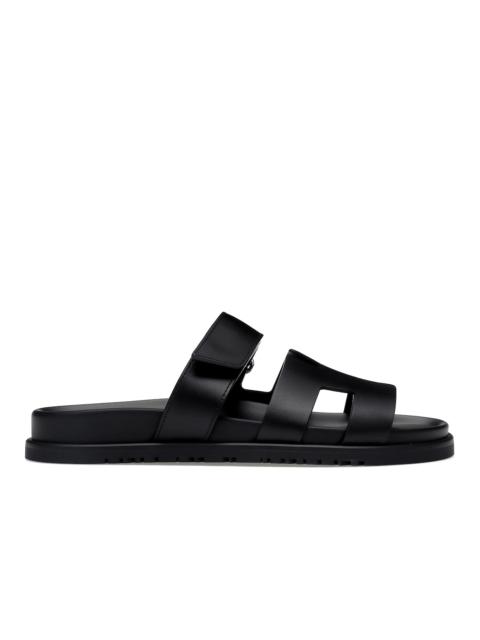 Hermes Chypre Sandal Noir Calfskin Leather (Women's)