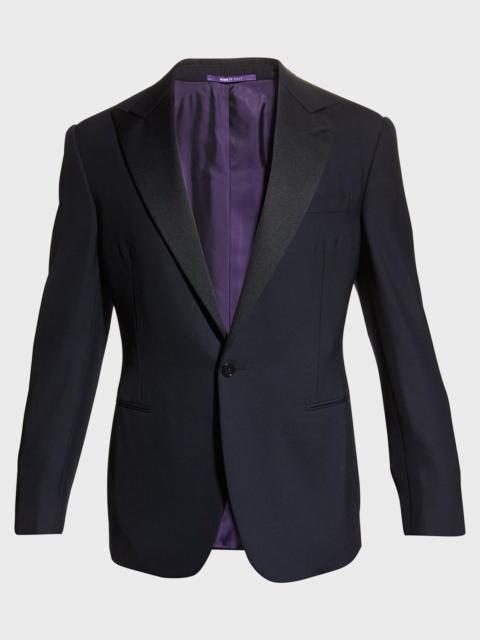 Men's Barathea Solid Wool Tuxedo