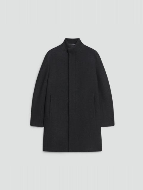 Belvin Coat in Textured Wool-Blend Melton