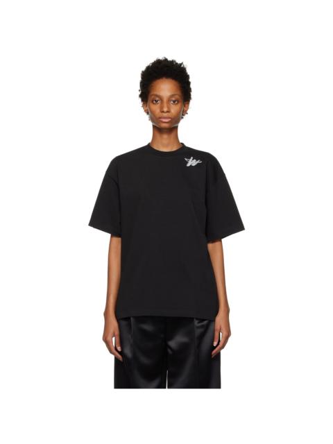 Black Printed T-Shirt