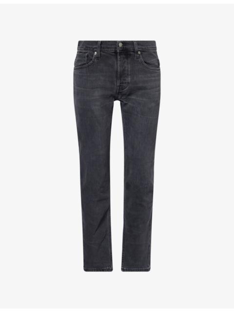 Solid Ollie Straight-Leg Stretch-Denim Jeans