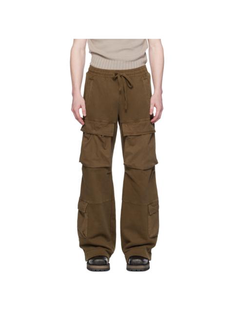 Brown Utility Cargo Pants