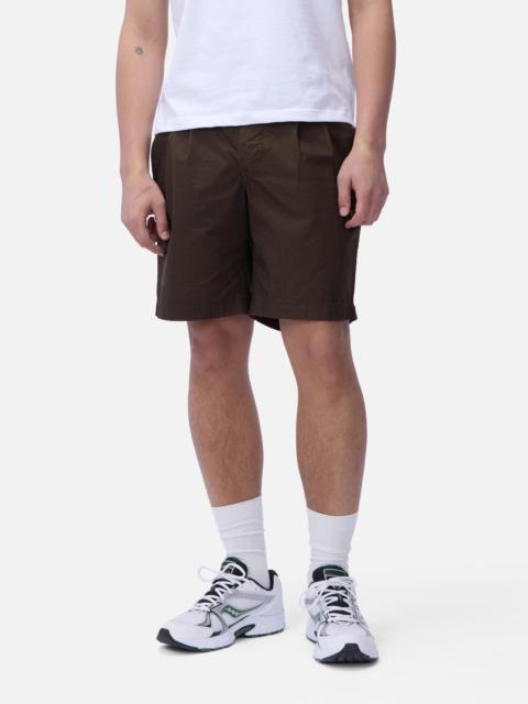 Safari Shorts - Brown Poplin