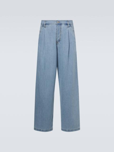 Penning high-rise wide-leg jeans