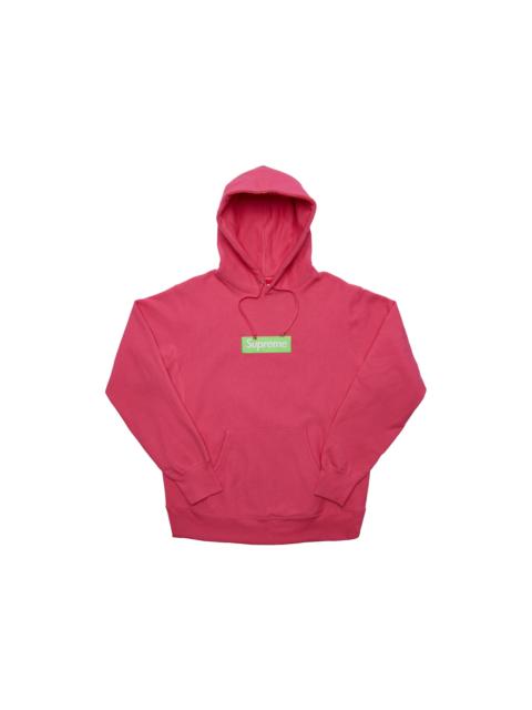 Supreme Box Logo Hooded Sweatshirt (FW17) Magenta
