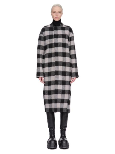 Island plaid coat