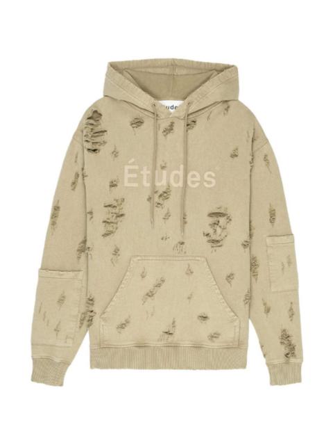 Ensemble Distressed-Effect Hoodie 'Sand Destroy'