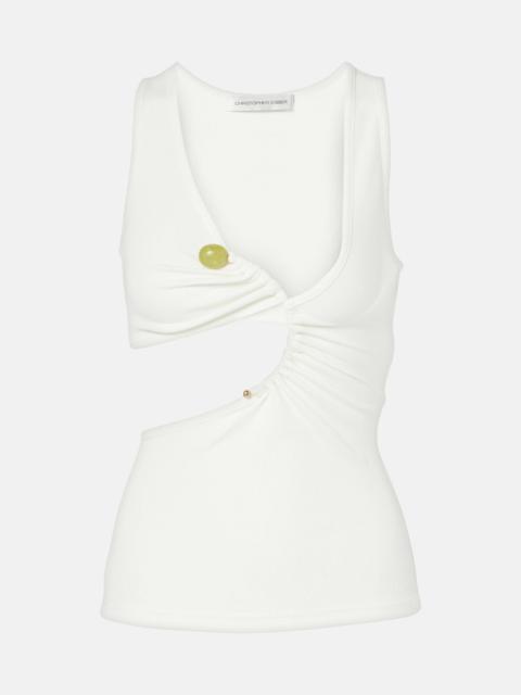 Arc Stone ribbed-knit tank top