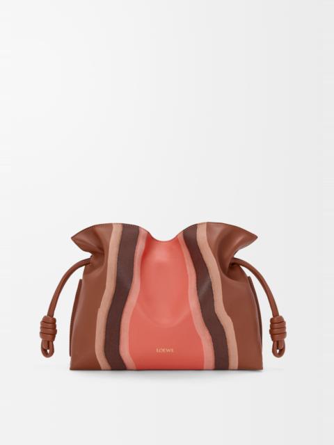 Medium Flamenco clutch in nappa calfskin