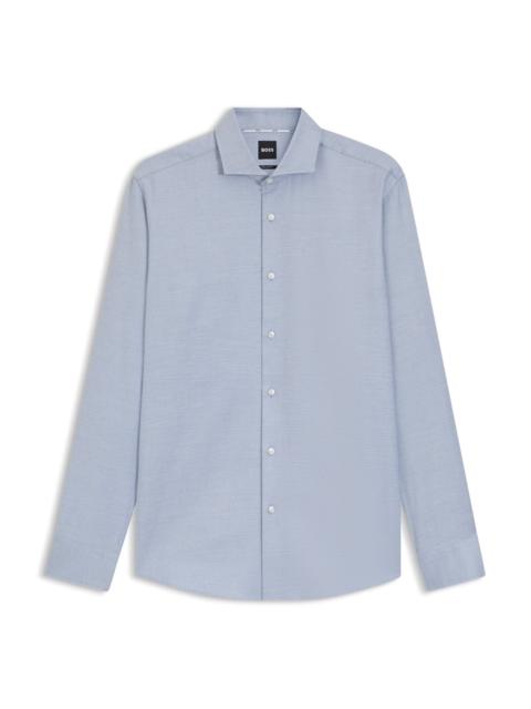 PRINTED REGULAR-FIT SHIRT IN COTTON TWILL