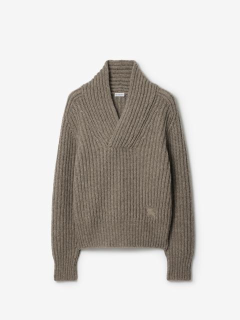 Shawl Collar Wool Sweater