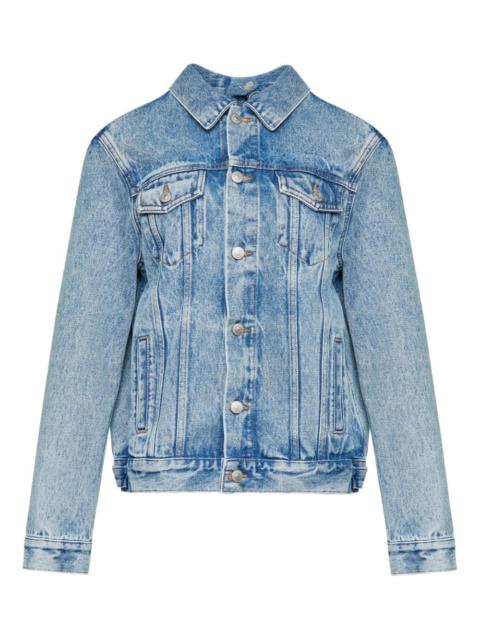 light-wash denim jacket
