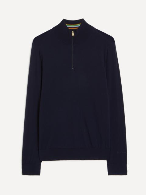 Merino Wool Half-Zip Jumper