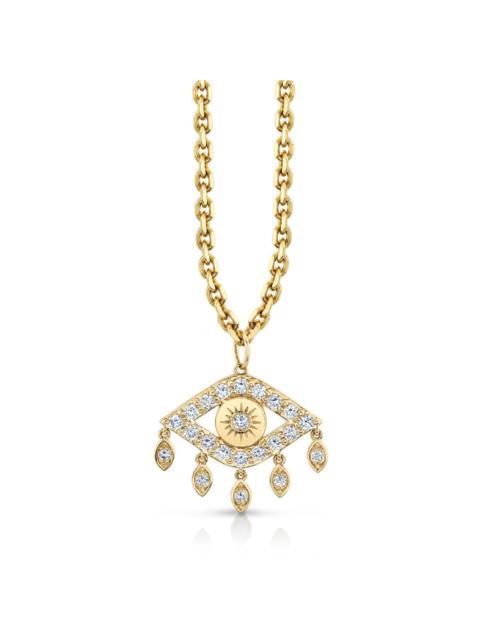 Marquise Eye Fringe Charm