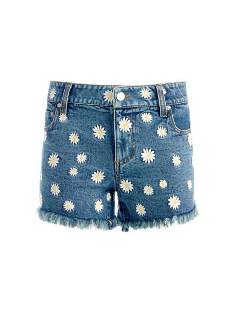 WARREN EMBROIDERED DENIM SHORT