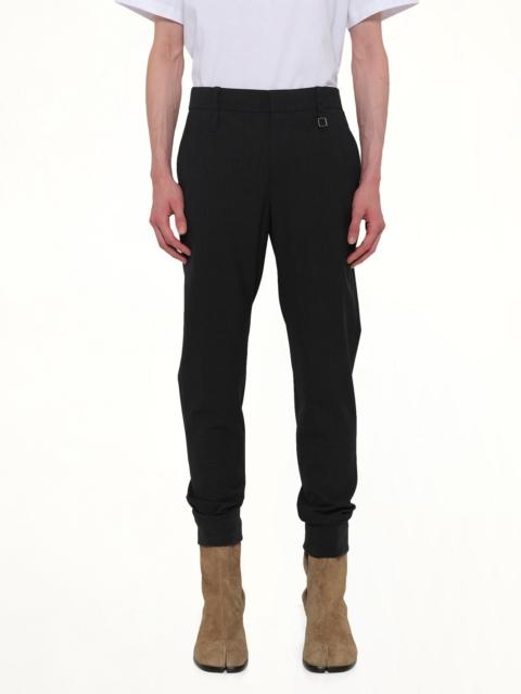 Cuffed Trouser in Grey