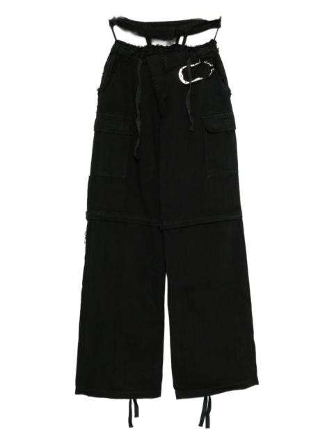 cargo-pocket trousers