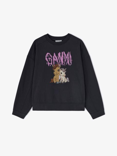 GREY ISOLI JERSEY SWEATSHIRT