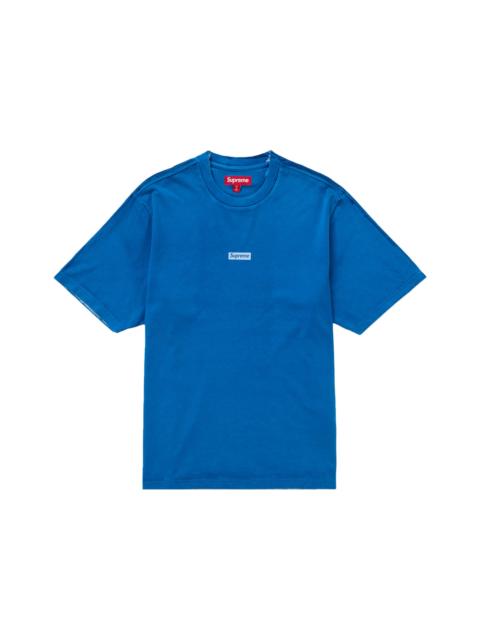 Supreme Overprint Small Box S/S Top Blue