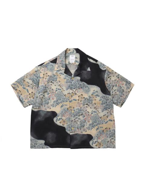 CROSBY SHIRT S/S JACQUARD (SILK) BLACK