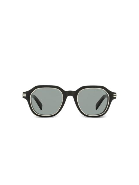 geometric-frame sunglasses