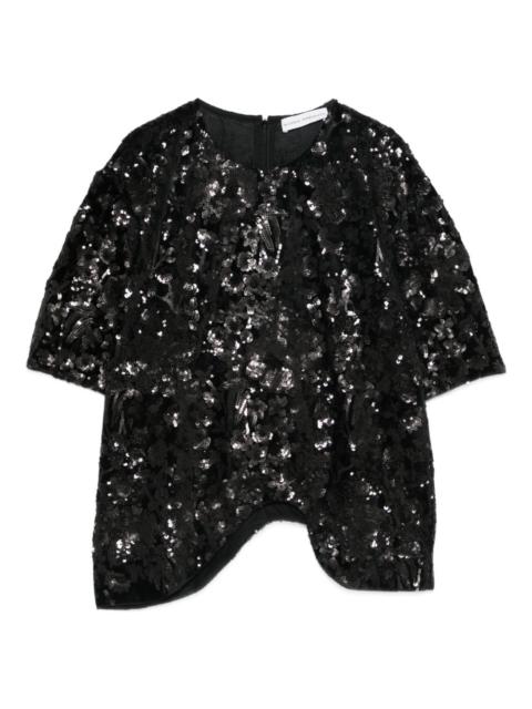 Onda sequinned asymmetric top